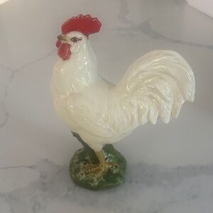 Ceramic Rooster Figurine